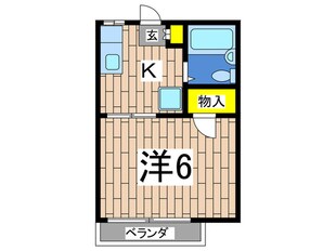 斉藤ハイツ２の物件間取画像